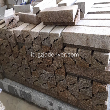 Batu Granit Berbentuk Strip Bahan Dekorasi Alami